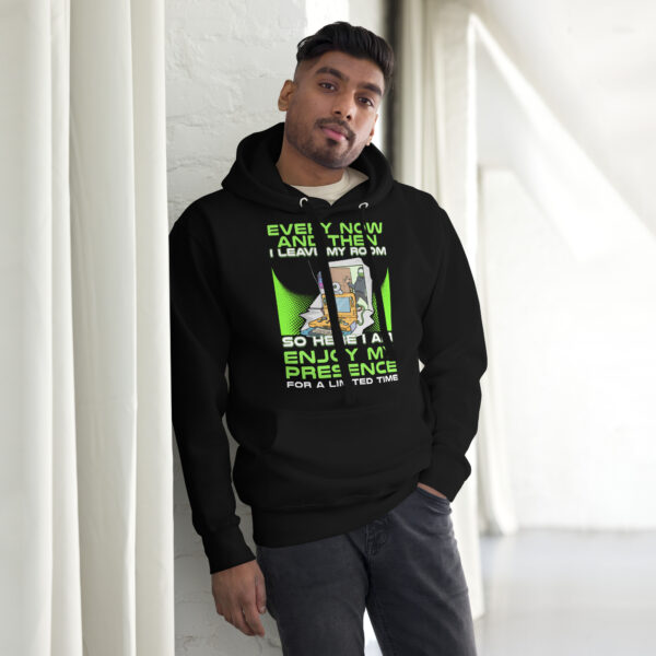 Socially Selective Gamer's Choice: 'Enjoy My Presence' Unisex Hoodie - Image 9