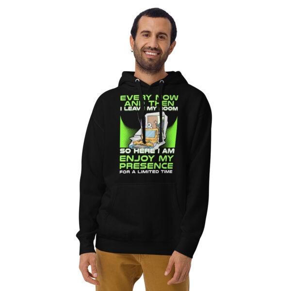 Socially Selective Gamer's Choice: 'Enjoy My Presence' Unisex Hoodie - Image 10