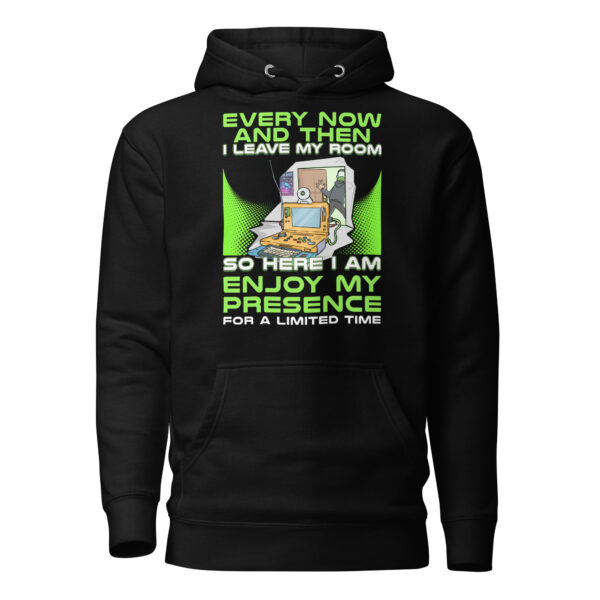 Socially Selective Gamer's Choice: 'Enjoy My Presence' Unisex Hoodie - Image 11