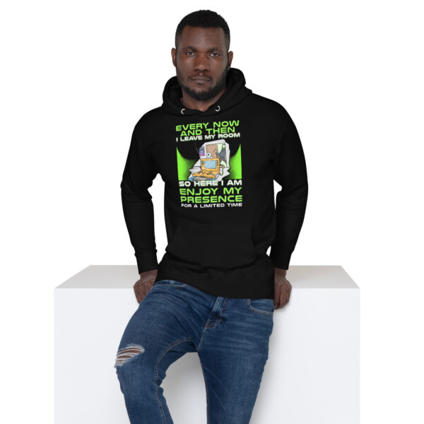 Socially Selective Gamer's Choice: 'Enjoy My Presence' Unisex Hoodie - Image 12