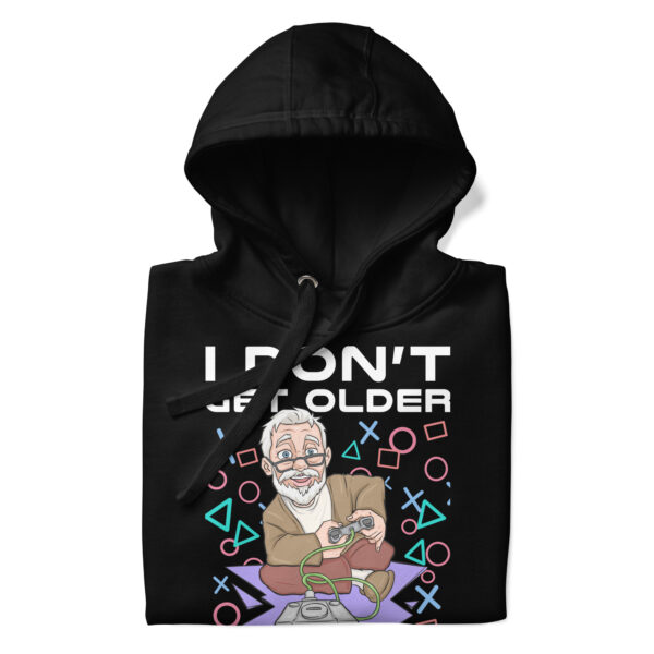 Age Like a Pro Gamer: The 'I Level Up' Unisex Hoodie - Image 5