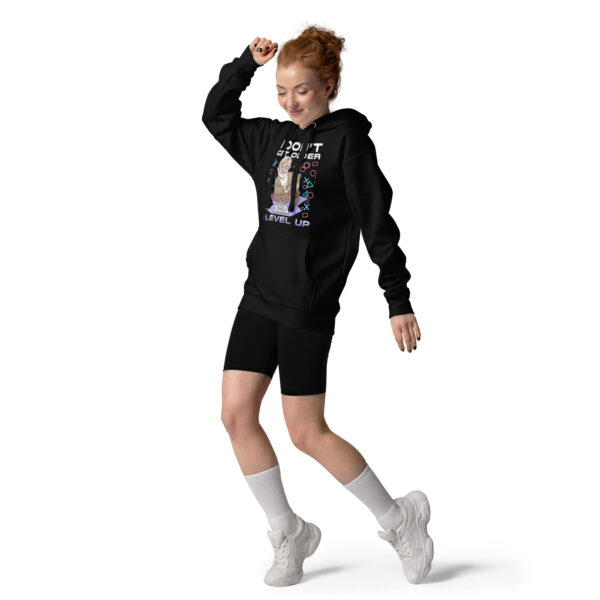 Age Like a Pro Gamer: The 'I Level Up' Unisex Hoodie - Image 6