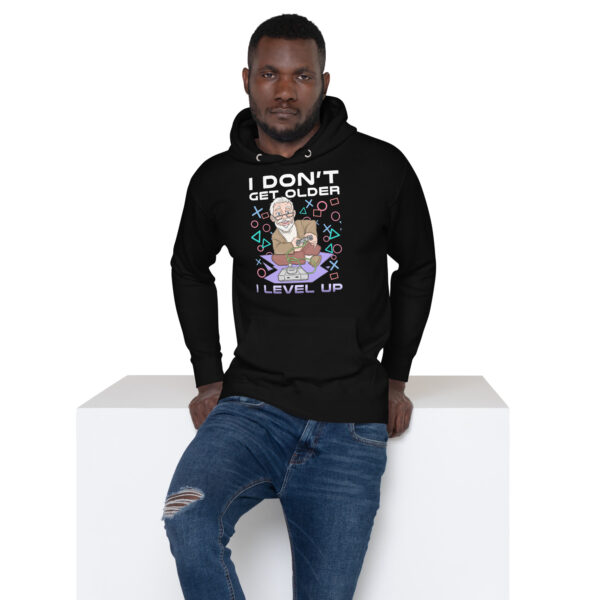 Age Like a Pro Gamer: The 'I Level Up' Unisex Hoodie - Image 12