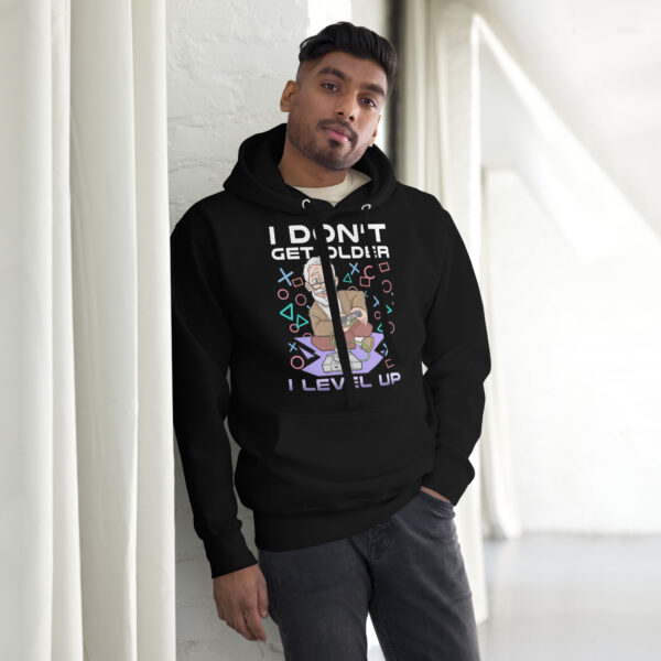 Age Like a Pro Gamer: The 'I Level Up' Unisex Hoodie - Image 19