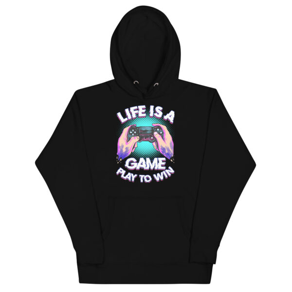 Winning Comfort: Exclusive 'Life Is A Game' Unisex Hoodie