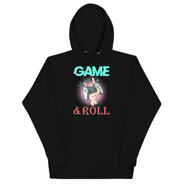 Get Your Game On with the 'Game & Roll' Unisex Hoodie - Comfort Meets Cool!