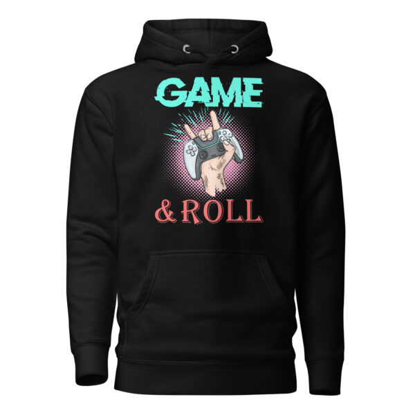 Get Your Game On with the 'Game & Roll' Unisex Hoodie - Comfort Meets Cool! - Image 4