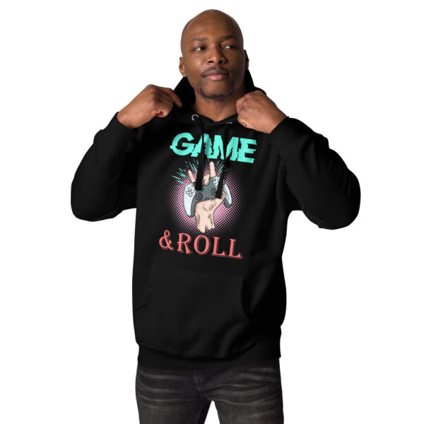 Get Your Game On with the 'Game & Roll' Unisex Hoodie - Comfort Meets Cool! - Image 8