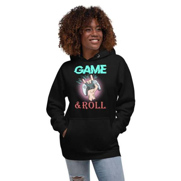 Get Your Game On with the 'Game & Roll' Unisex Hoodie - Comfort Meets Cool! - Image 13