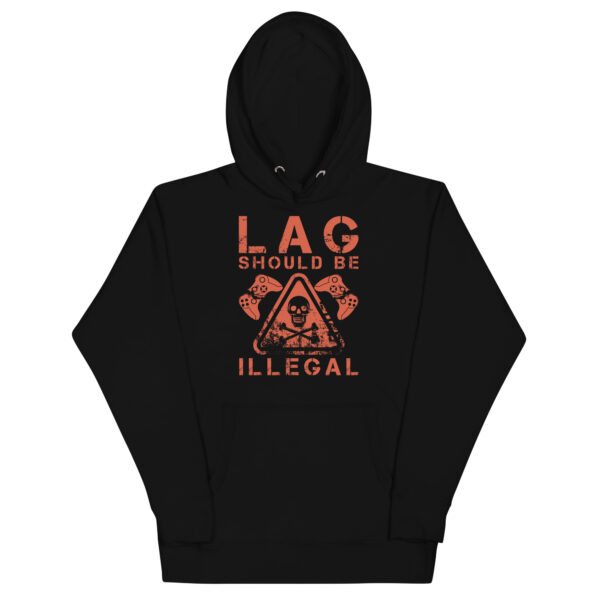 Fight the Freeze: 'Lag Should Be Illegal' Unisex Hoodie!