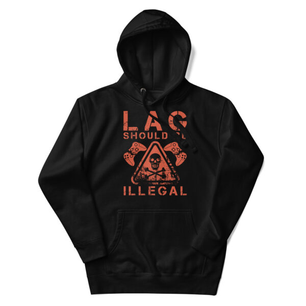 Fight the Freeze: 'Lag Should Be Illegal' Unisex Hoodie! - Image 3