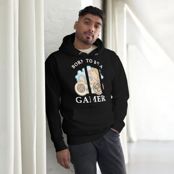 Game from the Start: 'Born to Be a Gamer' Unisex Hoodie!" - Image 12