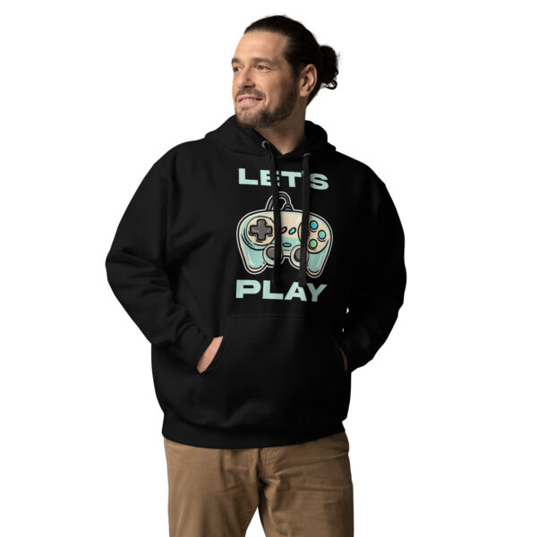 Next-Level Comfort: 'Let's Play' Unisex Gaming Hoodie! - Image 5