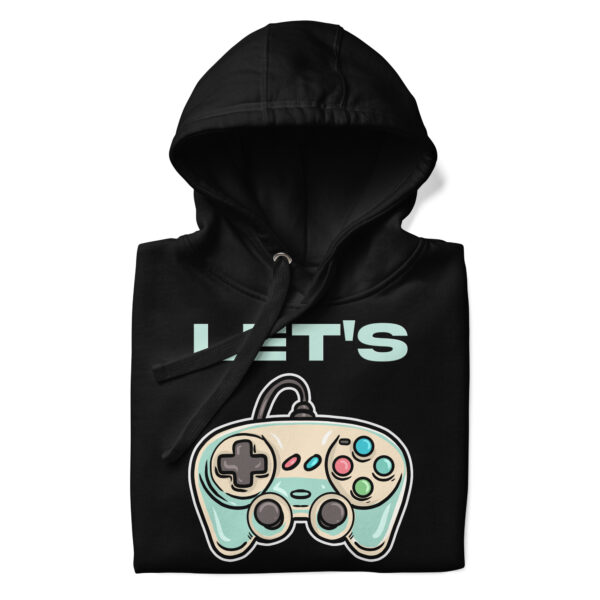 Next-Level Comfort: 'Let's Play' Unisex Gaming Hoodie! - Image 7