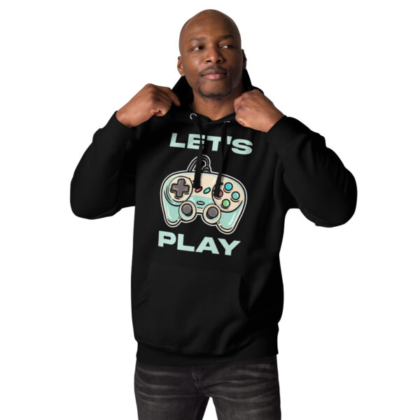 Next-Level Comfort: 'Let's Play' Unisex Gaming Hoodie! - Image 10