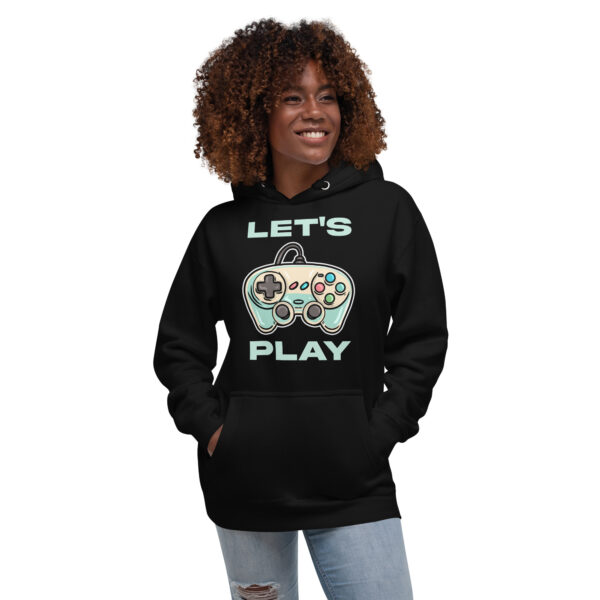 Next-Level Comfort: 'Let's Play' Unisex Gaming Hoodie! - Image 14