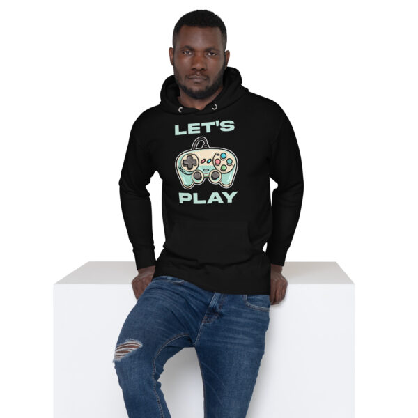 Next-Level Comfort: 'Let's Play' Unisex Gaming Hoodie! - Image 15