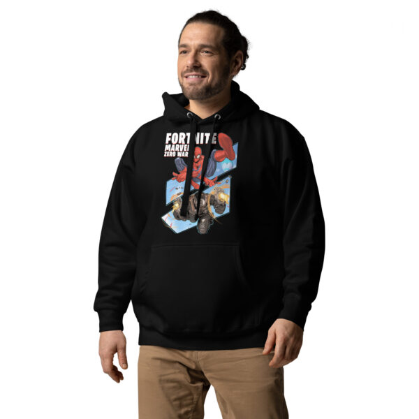 Crossover Champion Unisex Hoodie: Fortnite x Marvel Zero War - Image 3