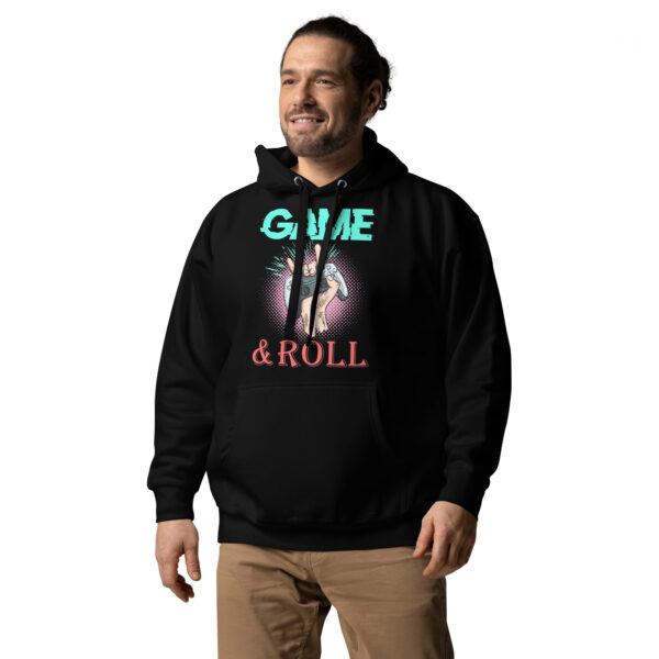 Get Your Game On with the 'Game & Roll' Unisex Hoodie - Comfort Meets Cool! - Image 7