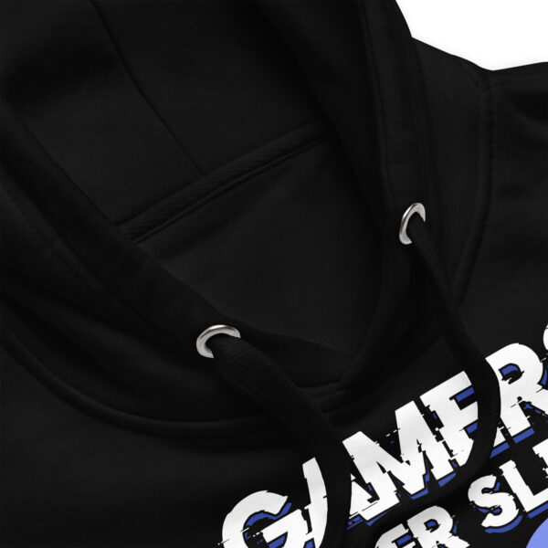 Endless Gaming Saga: 'Gamers Never Sleep' Unisex Hoodie - Image 2