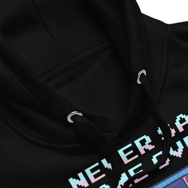 Conquer the Cold with 'Never Say Game Over' Unisex Hoodie! - Image 2