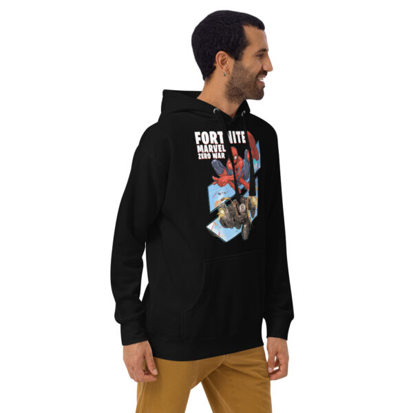 Crossover Champion Unisex Hoodie: Fortnite x Marvel Zero War - Image 22