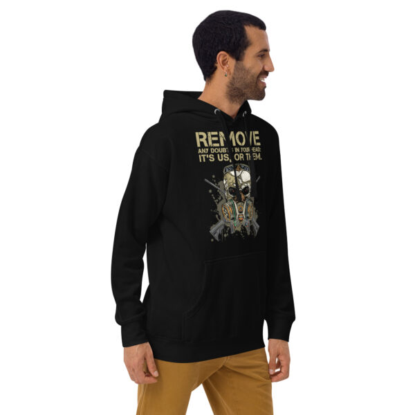 Definitive Gamer Unisex Hoodie: 'It's Us or Them' - Image 23