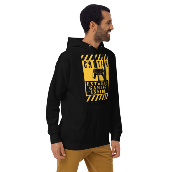 Wrap Up in Gamer Style with the 'Caution: Extreme Gaming Inside' Hoodie! - Image 16