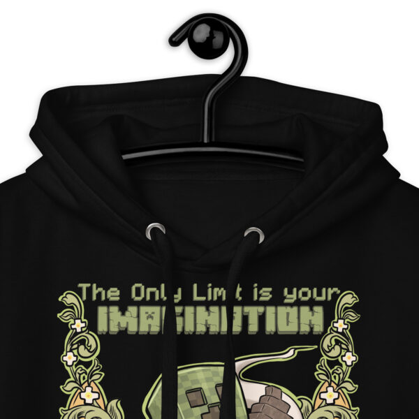 Pixelated Comfort Unisex Hoodie: Minecraft Imagination - Image 19