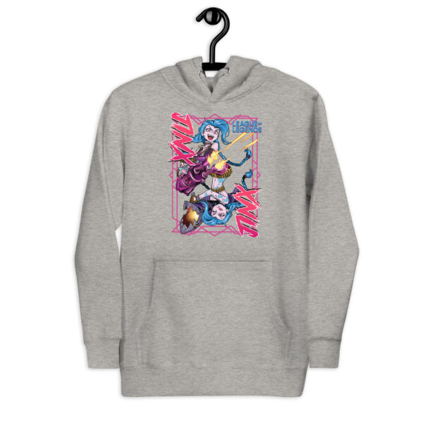 Havoc Herald Unisex Hoodie: League of Legends Jinx - Image 32