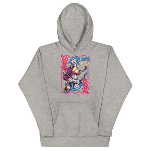 Havoc Herald Unisex Hoodie: League of Legends Jinx - Image 33