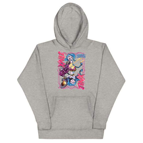 Havoc Herald Unisex Hoodie: League of Legends Jinx - Image 40