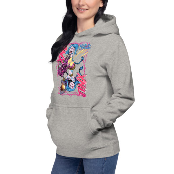 Havoc Herald Unisex Hoodie: League of Legends Jinx - Image 28