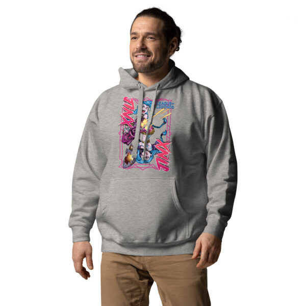 Havoc Herald Unisex Hoodie: League of Legends Jinx - Image 37