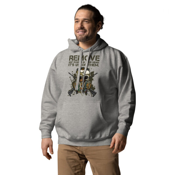 Battlefield Command Unisex Hoodie: 'It's Us or Them' - Image 7