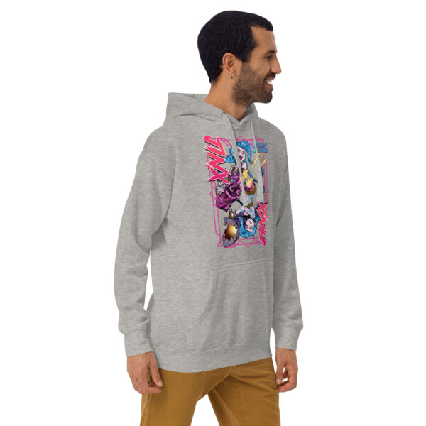 Havoc Herald Unisex Hoodie: League of Legends Jinx - Image 27