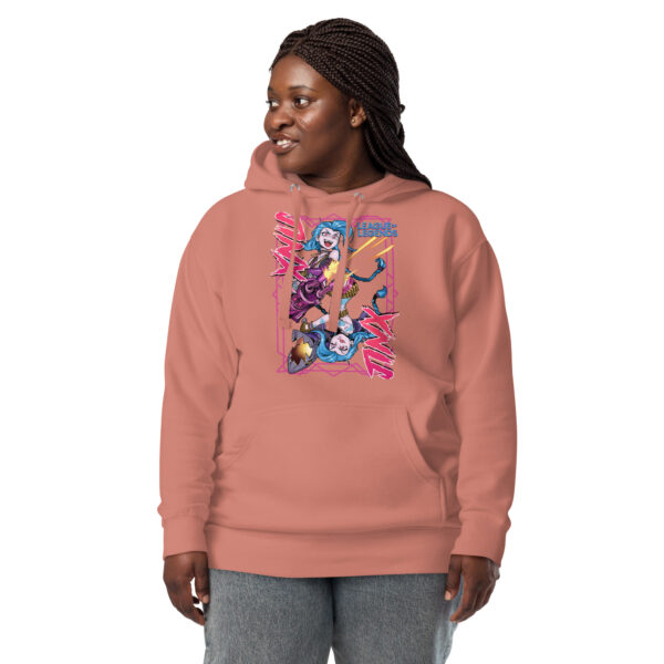 Havoc Herald Unisex Hoodie: League of Legends Jinx - Image 15