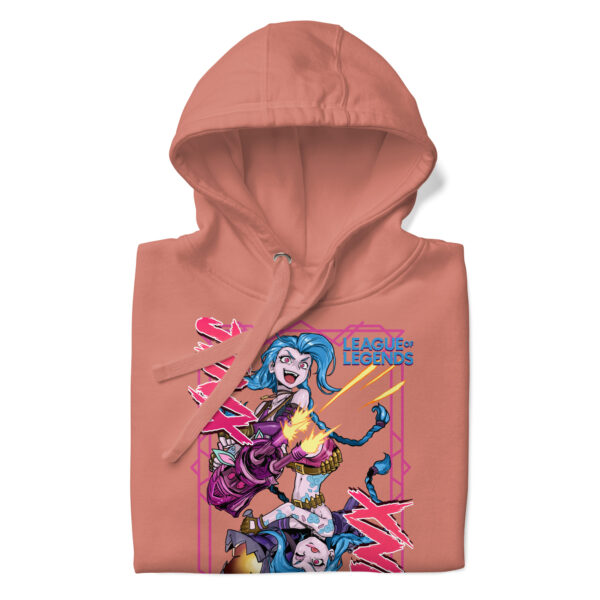 Havoc Herald Unisex Hoodie: League of Legends Jinx - Image 18