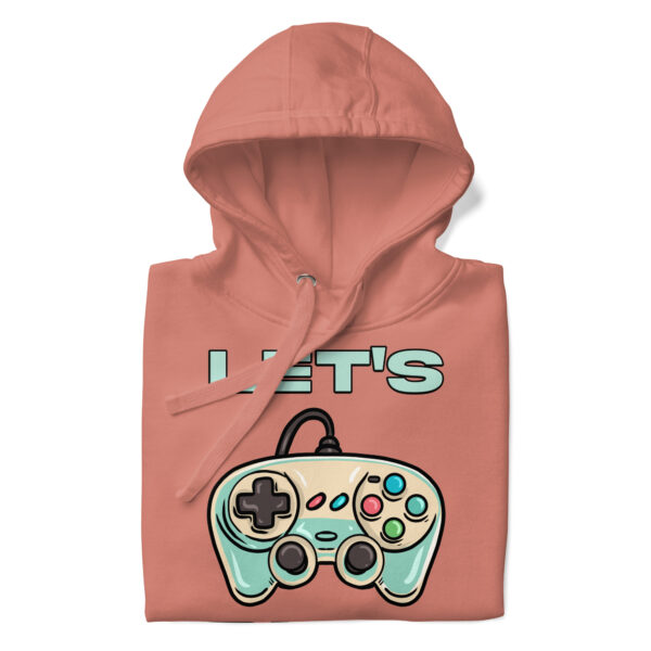 Cozy Up in Style: The 'Let's Play' Unisex Hoodie for Gamers! - Image 2