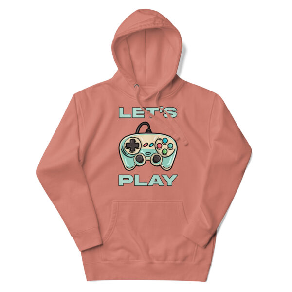 Cozy Up in Style: The 'Let's Play' Unisex Hoodie for Gamers! - Image 3