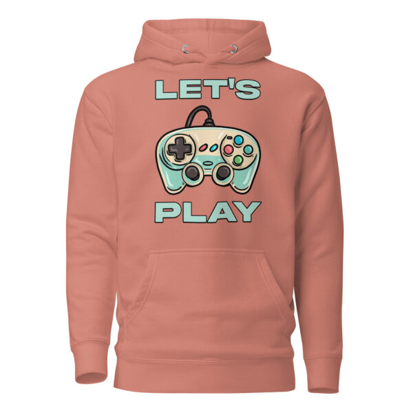 Cozy Up in Style: The 'Let's Play' Unisex Hoodie for Gamers! - Image 5