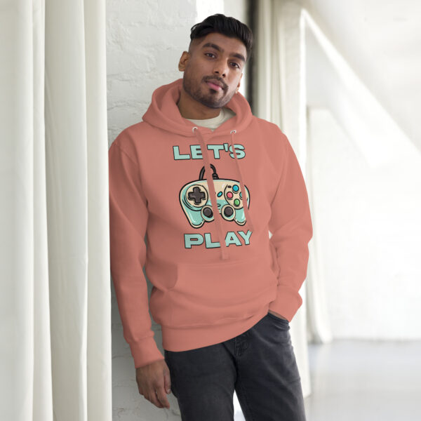 Cozy Up in Style: The 'Let's Play' Unisex Hoodie for Gamers! - Image 6