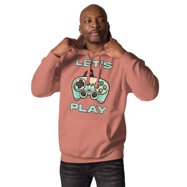 Cozy Up in Style: The 'Let's Play' Unisex Hoodie for Gamers! - Image 9