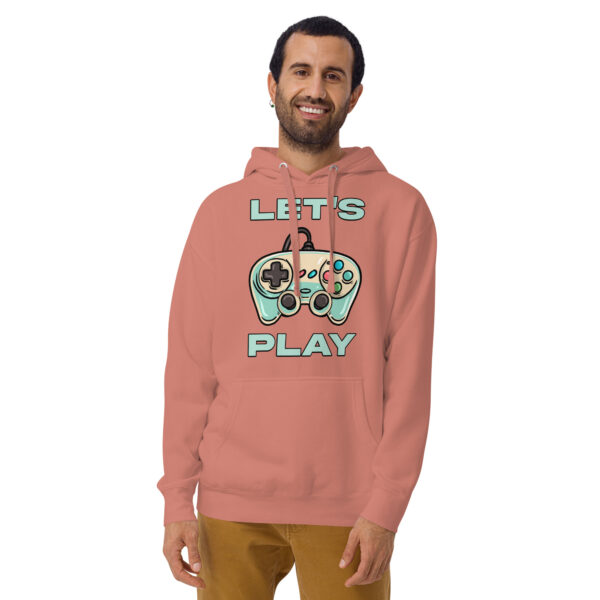 Cozy Up in Style: The 'Let's Play' Unisex Hoodie for Gamers! - Image 12