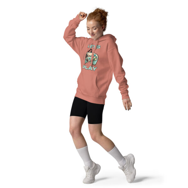 Cozy Up in Style: The 'Let's Play' Unisex Hoodie for Gamers! - Image 13