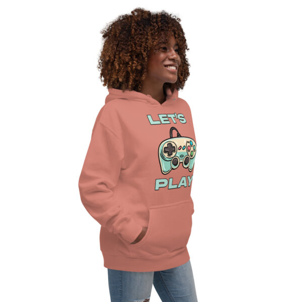 Cozy Up in Style: The 'Let's Play' Unisex Hoodie for Gamers! - Image 26