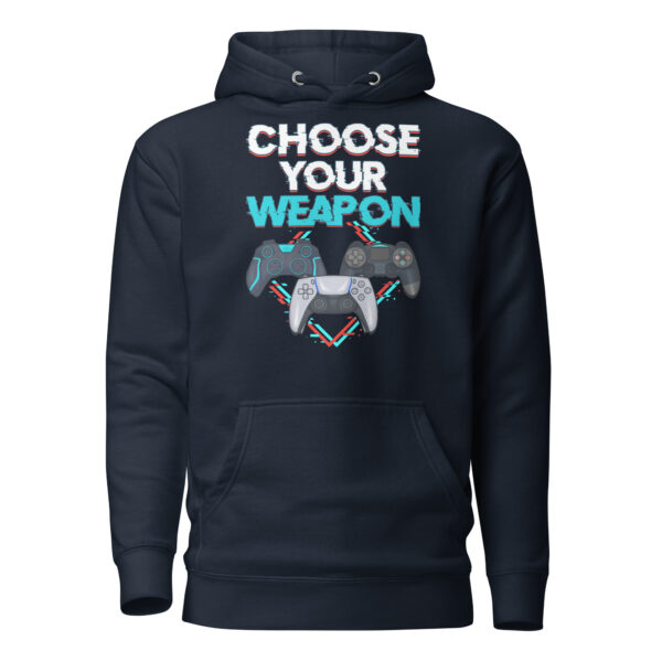 Strategic Comfort: 'Choose Your Weapon' Unisex Gamer Hoodie - Image 19