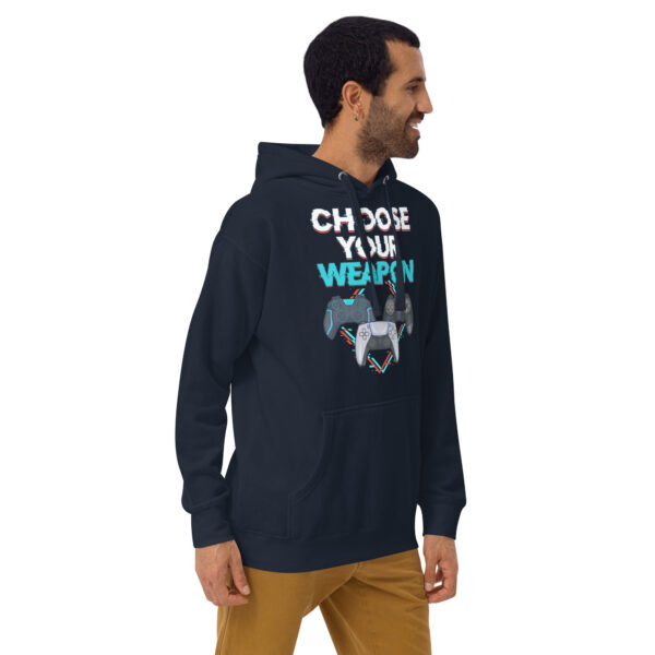 Strategic Comfort: 'Choose Your Weapon' Unisex Gamer Hoodie - Image 26