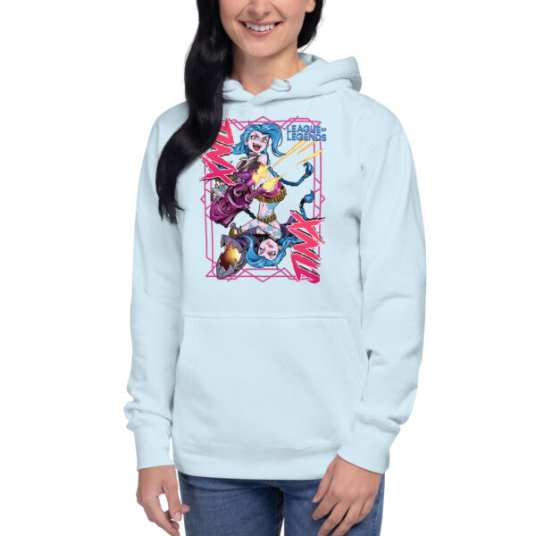 Havoc Herald Unisex Hoodie: League of Legends Jinx - Image 24