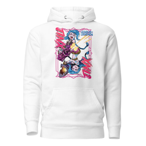 Havoc Herald Unisex Hoodie: League of Legends Jinx - Image 4